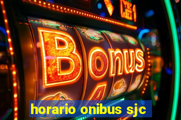 horario onibus sjc